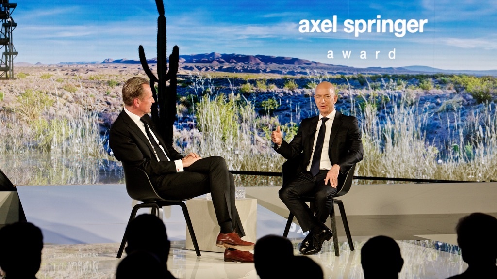 Jeff Bezos: Axel Springer Award für Amazon-CEO