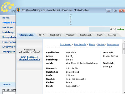 singel seite finyade singel seite finyade