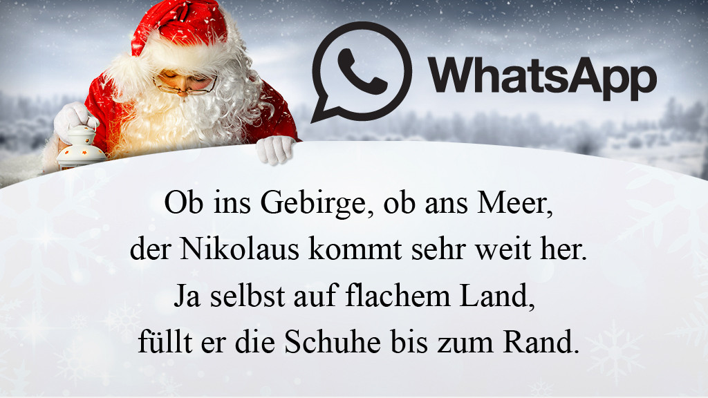 Die besten WhatsAppSprüche zum Nikolaus Bilder, Screenshots COMPUTER BILD