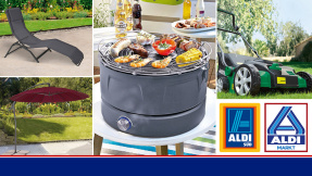Vertikutierer, Grills und Alu-Gartenmöbel bei Aldi