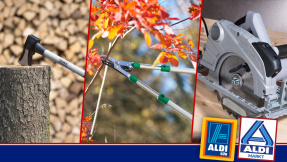 Sägen, schrauben, putzen: Schnäppchen bei Aldi