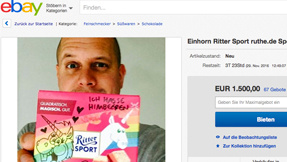 Ritter Sport Einhorn: Die 1.500-Euro-Schokolade