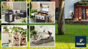 Gartenmöbel, Grills und Pflanzen bei Tchibo