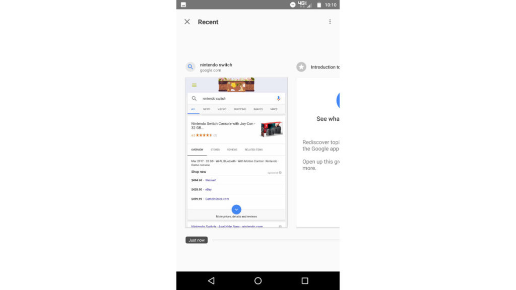 Recent: Google-App erhält neuen Suchverlauf