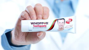 Geschmack ist King: Whopper-Zahnpasta von Burger King