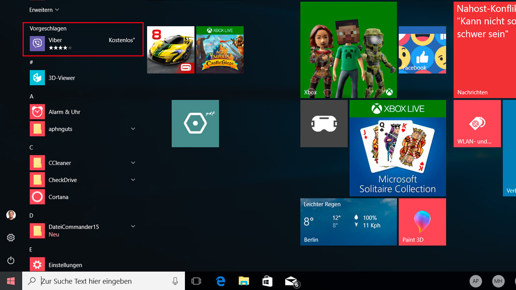 Windows 10 Werbung abschalten COMPUTER BILD