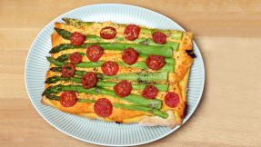Thermomix-Rezept: Spargelfladen zu Saisonbeginn