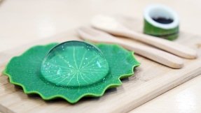 Rezept für Raindrop-Cake  Regen zum Dessert