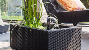 Miniteich kaufen  der passt auf Balkon und Terrasse