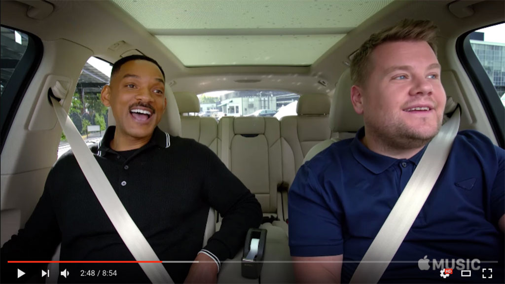 Müssen Sie sehen: Will Smith rockt Carpool Karaoke