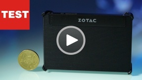 Zotac Pico Zbox: Mini-PC mit Windows 10 im Test