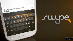 Ausgewischt: Swype-Tastatur eingestellt!