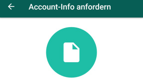 WhatsApp: So fordern Sie Ihre Account-Daten an