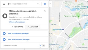 Dank Google Maps nie mehr zu spät kommen!