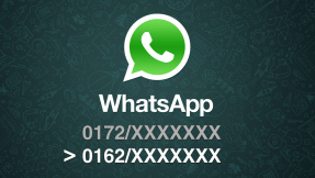 Neue Nummer: WhatsApp-Update hilft endlich mit