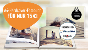 Fotobuch mit 100 Seiten für 15 Euro inklusive Versand