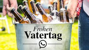 Die besten WhatsApp-Sprüche zum Vatertag