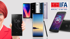 IFA 2017: Die Smartphone-Highlights der Messe