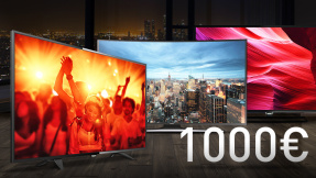 TV-Test: So viel Fernseher gibt es für unter 1.000 Euro!