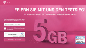 Deutsche Telekom: 5 Gigabyte Gratis-Datenvolumen