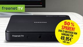 Aktion: Günstiger DVB-T2-HD-Receiver samt Freenet TV!