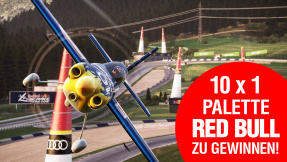 Exklusives Gewinnspiel: Eine Palette Red Bull abstauben!