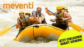 Exklusiv: 12 Prozent Rabatt auf Rafting-Action