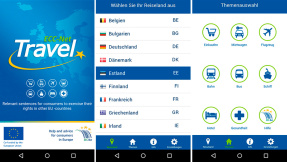 EU-Verbraucherzentralen veröffentlichen Reise-App