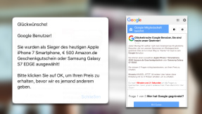 iPhone & Android: Nervige Gewinnspiel-Pop-ups sind zurück!