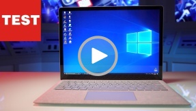Microsoft Surface Laptop: Windows 10 mit Alcantara