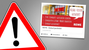 250-Euro-Gutschein von Rewe lockt in die Falle