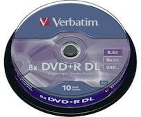 DVD+R DL 8,5GB 8x Matt 10er Spindel