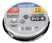 DVD-R 4,7GB 120min 16x 10er Spindel