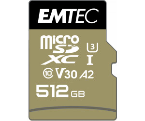 Emtec microSDXC 512GB Class 10 Speedin (ECMSDM512GXC10SP)
