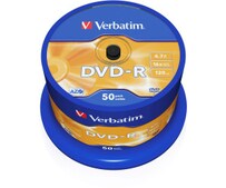 DVD-R 4,7GB 16x Matt 50er Spindel