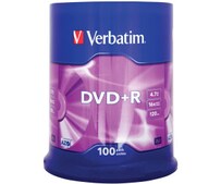 DVD+R 4,7GB 120min 16x Matt Silver 100er Spindel