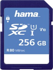 Hama SDXC Class 10 UHS I 80MB/s 256GB (00123997)