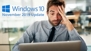 Windows 10 1909 Update lädt auf einem PC