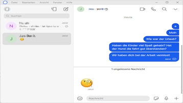 Screenshot aus Signal Messenger