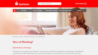 Sparkasse: Phishing