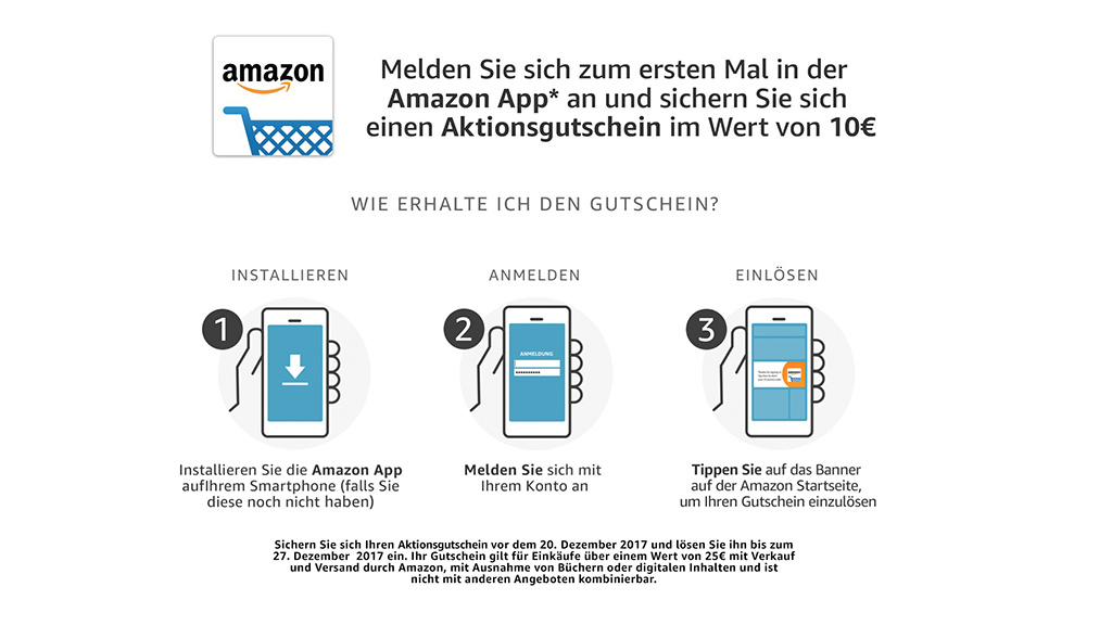 Amazon: 10-Euro-Gutschein mit der Shopping-App - COMPUTER BILD