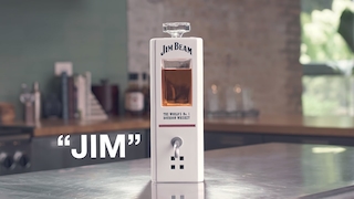 Jim Beam: Whiskey-Dekanter Jim
