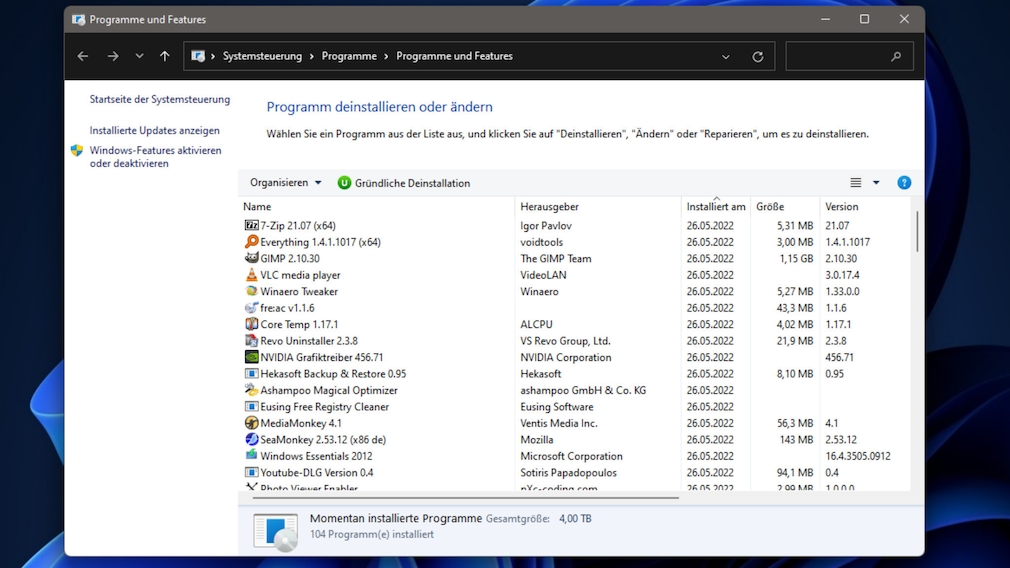 Windows Welche Programme kann ich deinstallieren? COMPUTER BILD