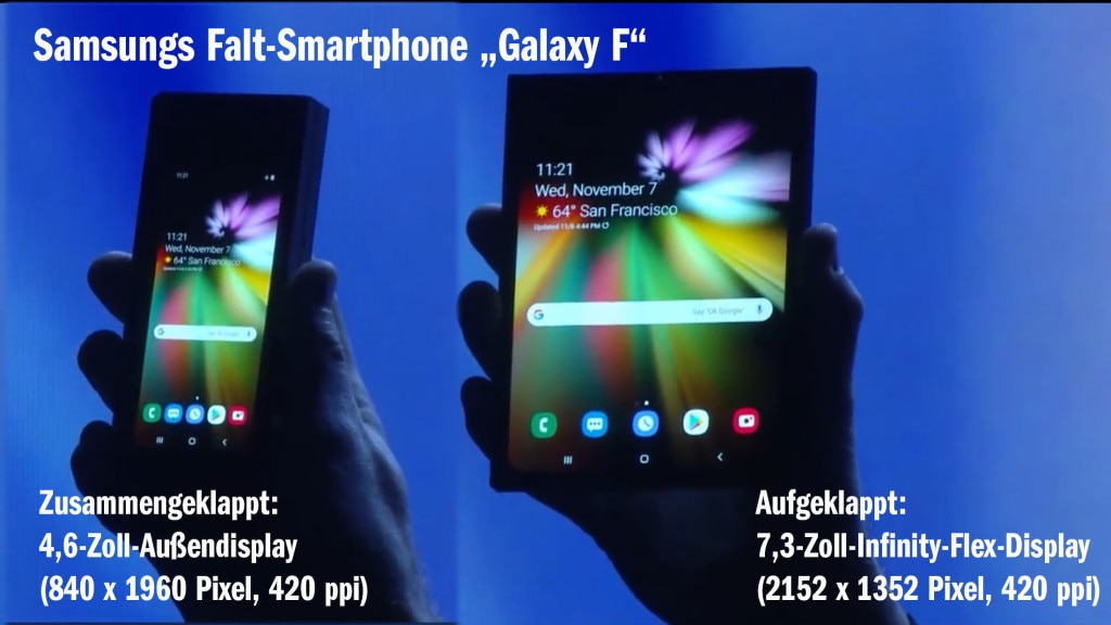 Samsung Galaxy F: Das erste richtige Falt-Smartphone