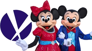 Fox-Logo mit Micky und Minnie Maua