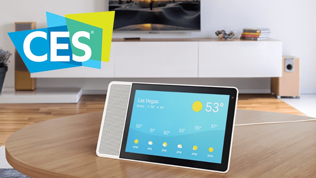 Smart Screen mit Temperaturanzeige