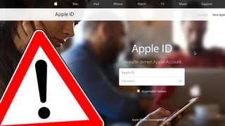 Achtung: Apple-ID-Phishing