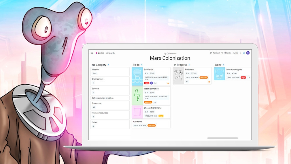 Zenkit Zenkit: Projekte managen und Aufgaben verfolgen - COMPUTER BILD
