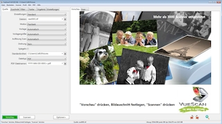 Screenshot aus VueScan