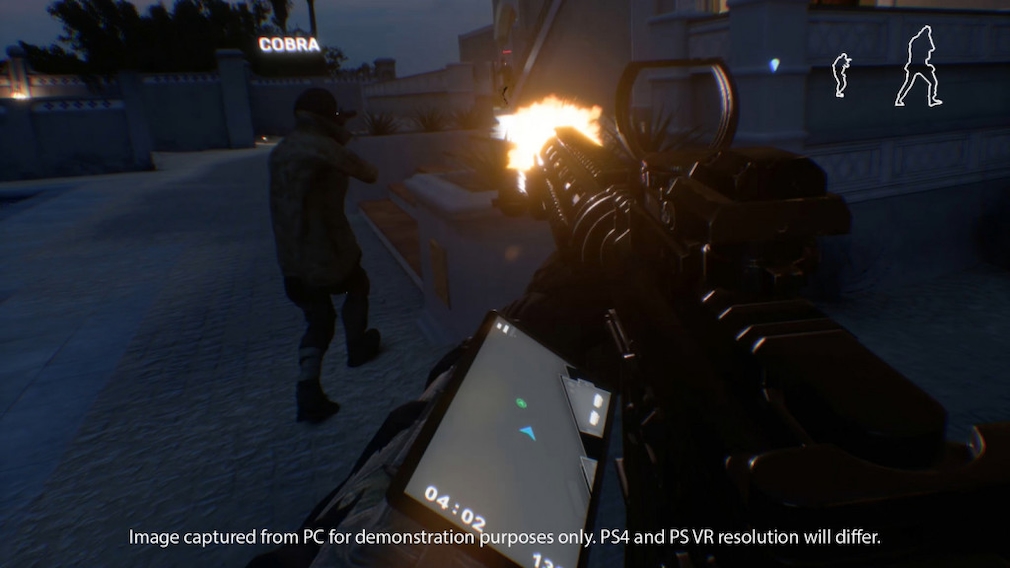 Klassisches Vier-gegen-Vier-Geballer gibt's im VR-Taktik-Shooter "Firewall Zero Hour".